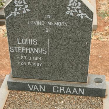 GRAAN Louis Stephanus, van 1914-1987