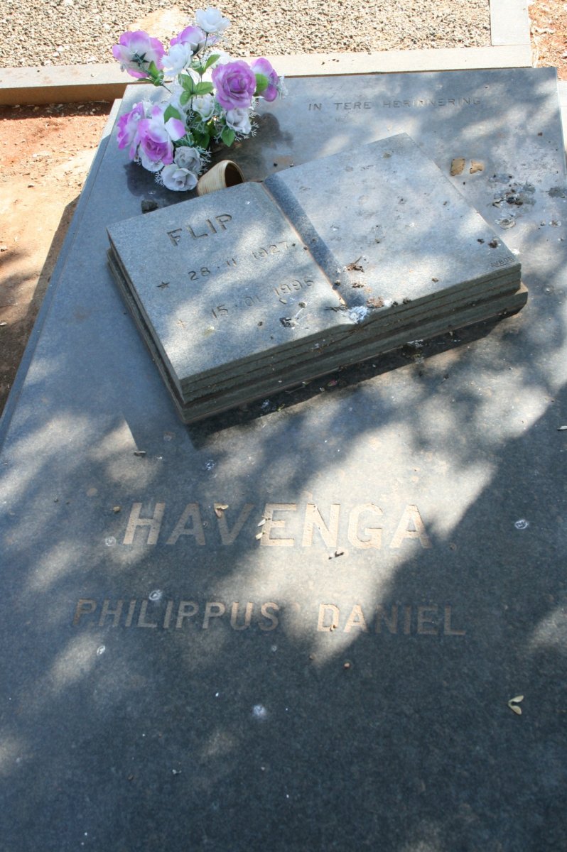 HAVENGA Philippus Daniel 1927-1996