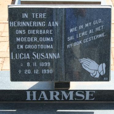 HARMSE Lucia Susanna 1899-1990
