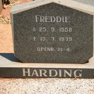 HARDING Freddie 1958-1979