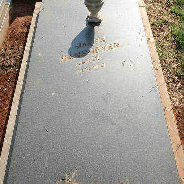 HANSMEYER James 1915-1976