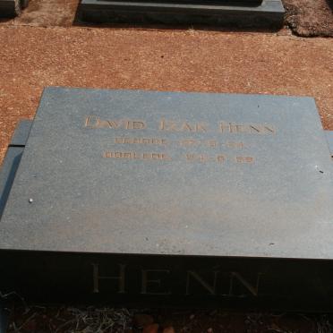 HENN David Izak 1924-1968