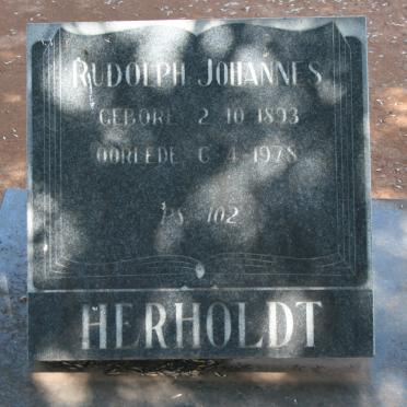 HERHOLDT Rudolph Johannes 1893-1978