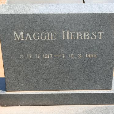 HERBST Maggie 1917-1986