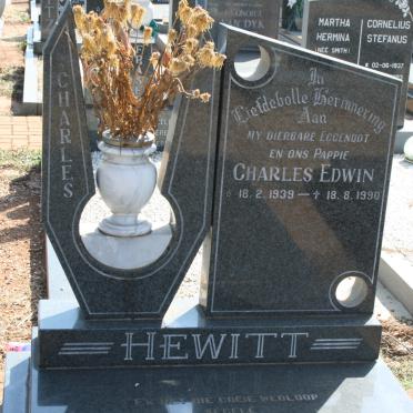 HEWITT Charles Edwin 1939-1990