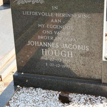 HOUGH Johannes Jacobus 1919-1991