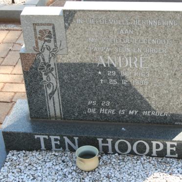HOOPE André, ten 1963-1988