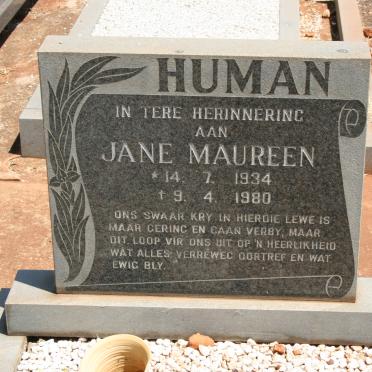HUMAN Jane Maureen 1934-1980
