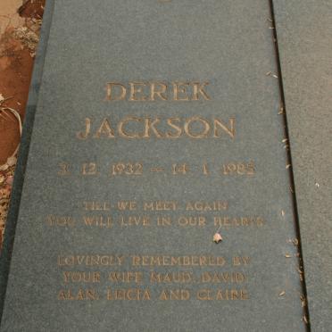 JACKSON Derek 1932-1985
