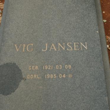JANSEN Vic 1921-1985
