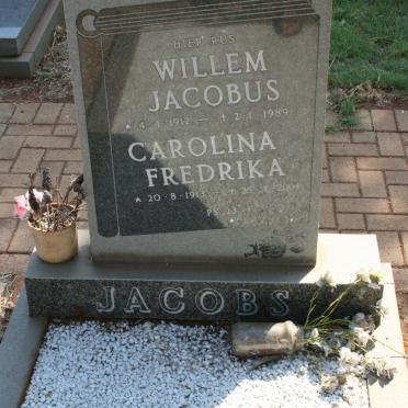 JACOBS Willem Jacobus 1912-1989 &amp; Carolina Fredrika 1913-2004
