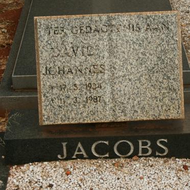 JACOBS David Johannes 1934-1987