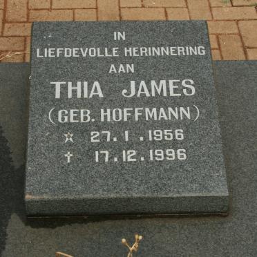JAMES Thia nee HOFFMANN 1956-1996