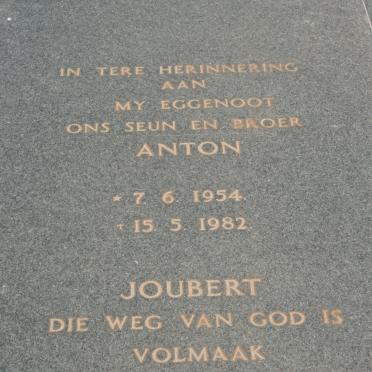 JOUBERT Anton 1954-1982