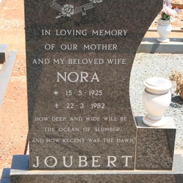 JOUBERT Nora 1925-1982
