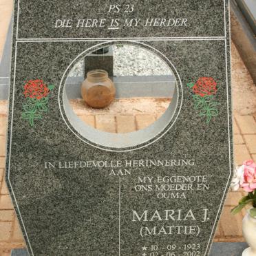 JONKER Maria J. 1923-2002