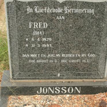 JONSSON Fred 1929-1993