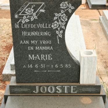 JOOSTE Marié 1951-1985