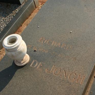 JONGH Richard, de 1926-1975