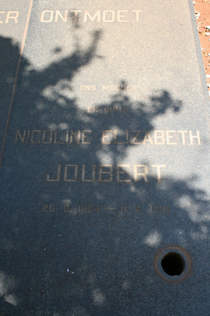 JOUBERT Nicoline Elizabeth 1904-1991