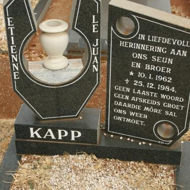 KAPP Etienne Le Juan 1962-1984