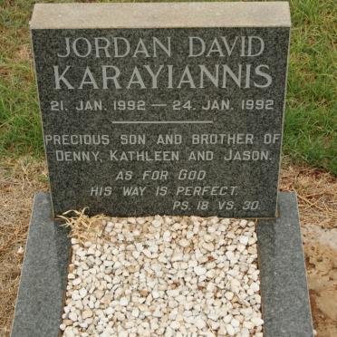 KARAYIANNIS Jordan David 1992-1992
