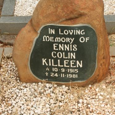 KILLEEN Ennis Colin 1915-1981