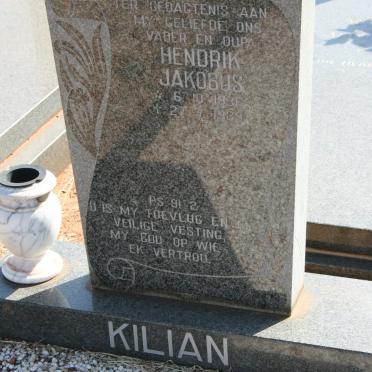KILIAN Hendrik Jakobus 1936-1989