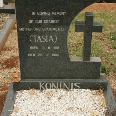 KONINIS Tasia 1918-1988