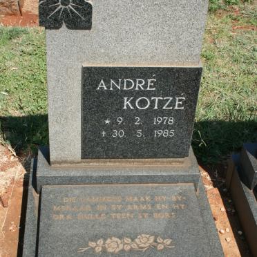 KOTZÉ André 1978-1985