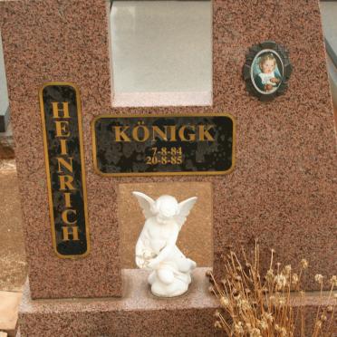 KÖNIGK Heinrich 1984-1985