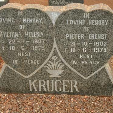 KRUGER Pieter Erenst 1903-1979 &amp; Catherina Helena 1907-1975