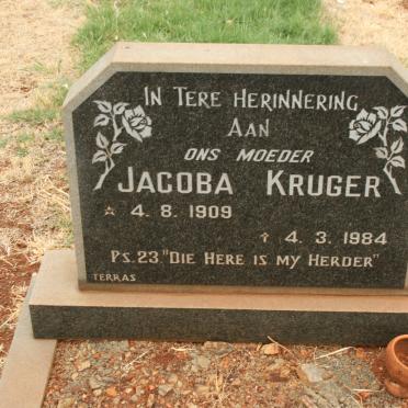 KRUGER Jacoba 1909-1984