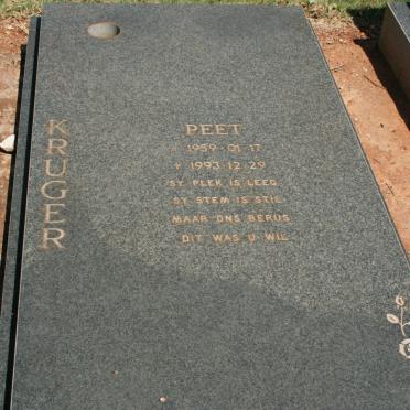 KRUGER Peet 1959-1993