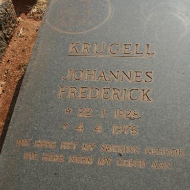 KRUGELL Johannes Frederick 1928-1976