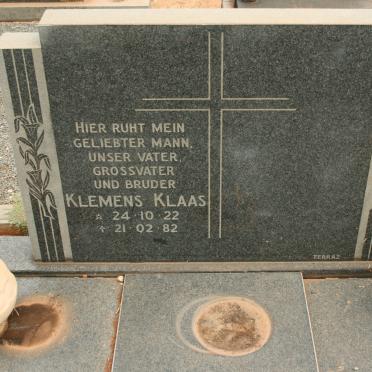 KLAAS Klemens 1922-1982