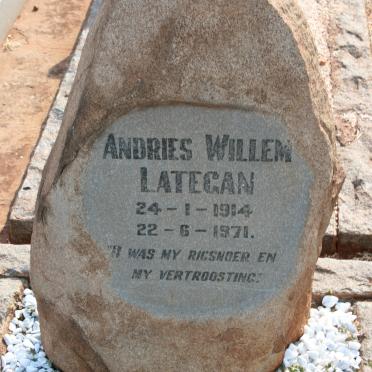 LATEGAN Andries Willem 1914-1971