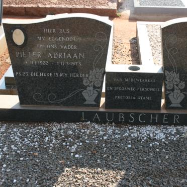 LAUBSCHER Pieter Adriaan 1922-1973