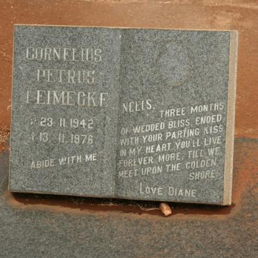LEIMECKE Cornelius Petrus 1942-1976
