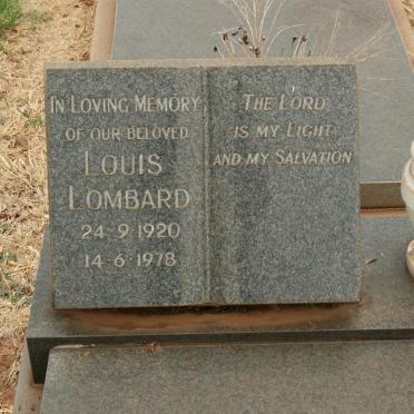 LOMBARD Louis 1920-1978
