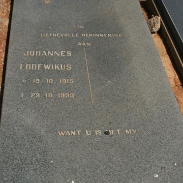LOMBARD Johannes Lodewikus 1915-1993