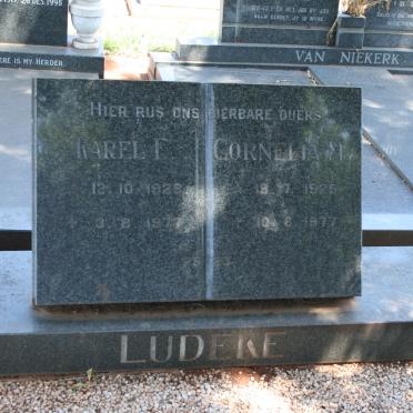 LUDEKE Karel F. 1928-1977 &amp; Cornelia M. 1929-1977