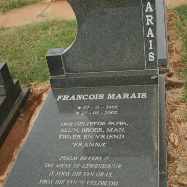MARAIS Francois 1968-2002