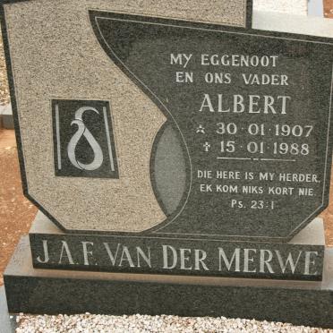 MERWE J.A.F.,van der 1907-1988