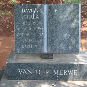 MERWE David Schalk, van der 1934-1980