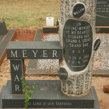 MEYER W.A.R. 1902-1983