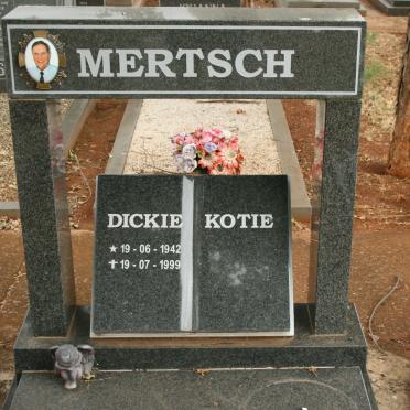 MERTSCH Dickie 1942-1999 &amp; Kotie