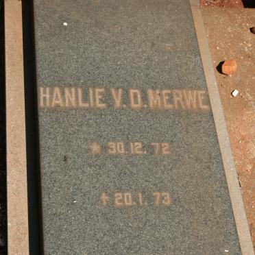 MERWE Hanlie, V.D. 1972-1973