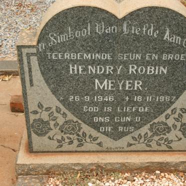 MEYER Hendry Robin 1946-1967