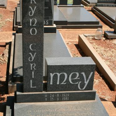 MEY Ryan Cyril 1929-1981